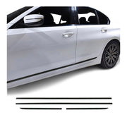 2013-2017 Hyundai Elantra GT Side Door Molding Trim Skirt Garnish Black 4Pcs