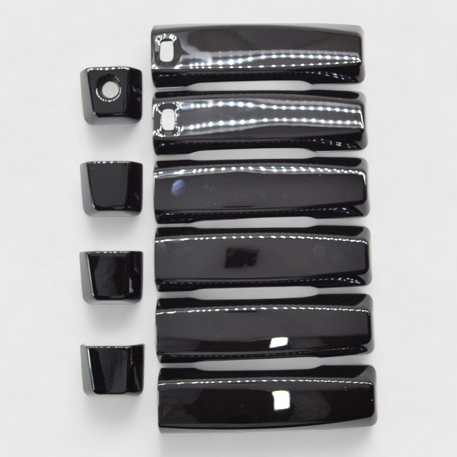 2004-2024 Nissan Titan Door Handle Cover ABS Plastic Black 10Pcs