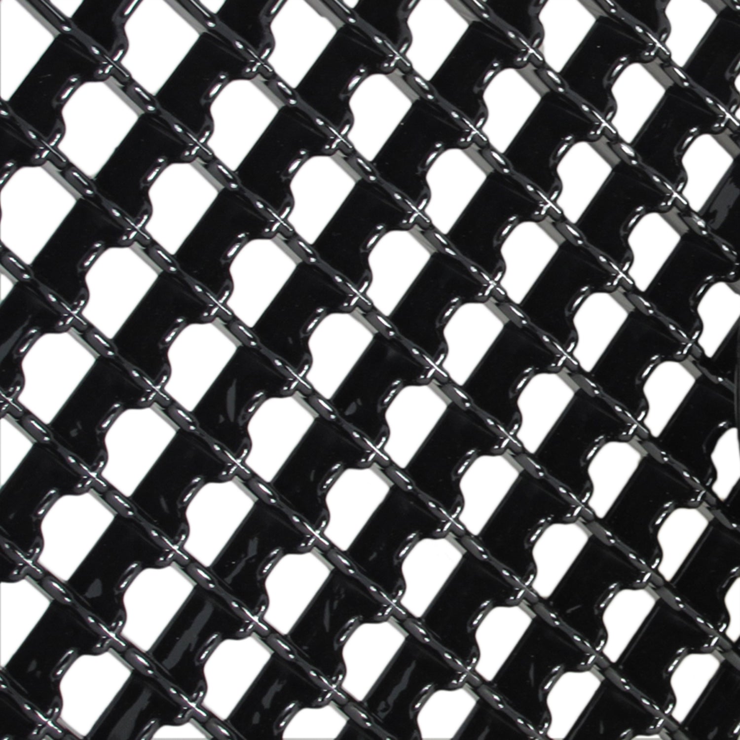 2003-2007 Cadillac CTS Glossy Black ABS Mesh Grille