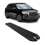 2017-2026 Audi Q7 Running Boards Side Steps Black