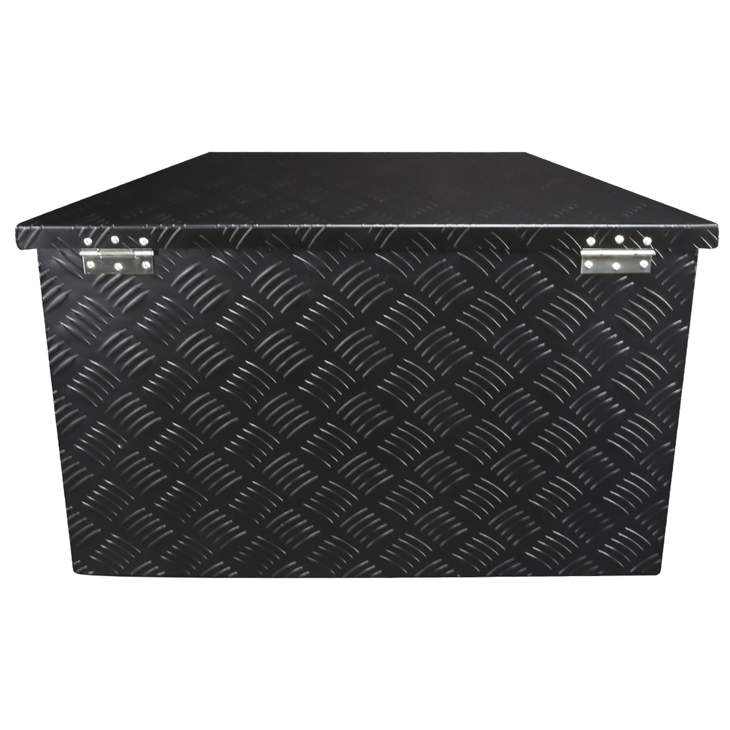 Universal 15~28" Black Heavy Duty Truck Trailer Tongue Tool Box w/ Lock & Keys