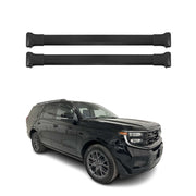 2025-2026 Ford Expedition Roof Rack Cross Bars Luggage Carrier Black 2Pcs