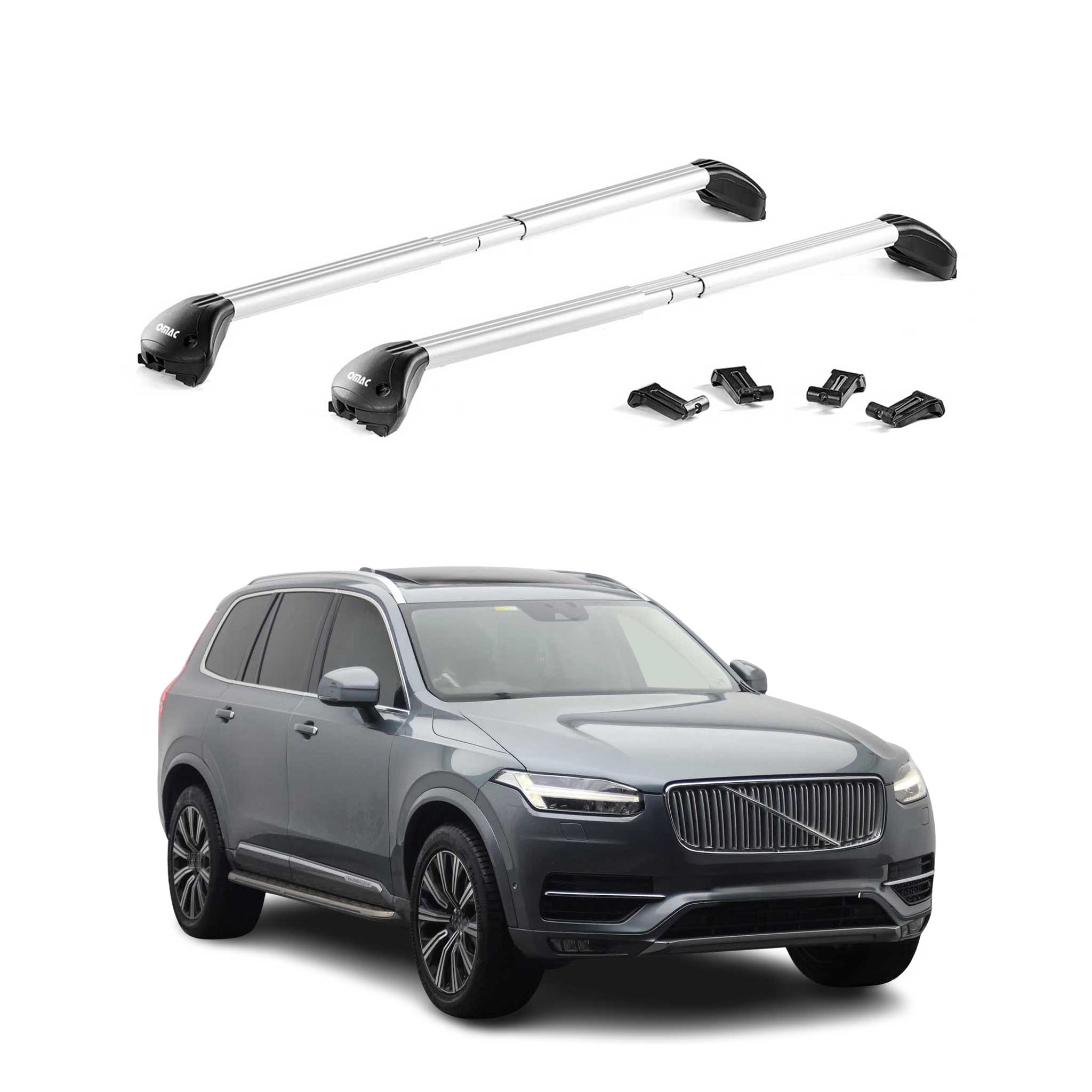 2014-2018 BMW X5 F15 Roof Rack Cross Bars Silver