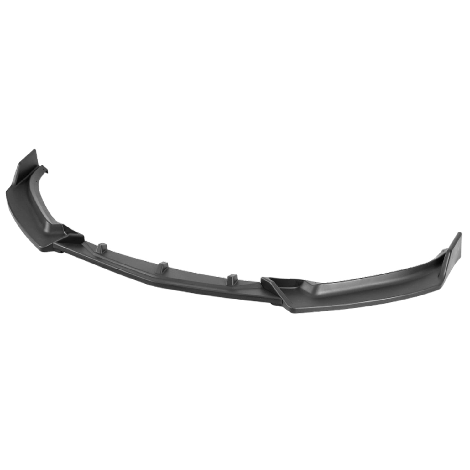 2014-2018 Mazda 3 Matte Black Polypropylene 3Pcs Bumper Lip Spoiler