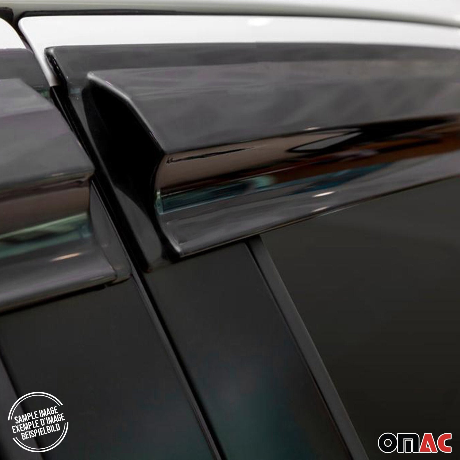 2007-2011 Toyota Camry Window Visor Vent Rain Deflector 4Pcs Smoke