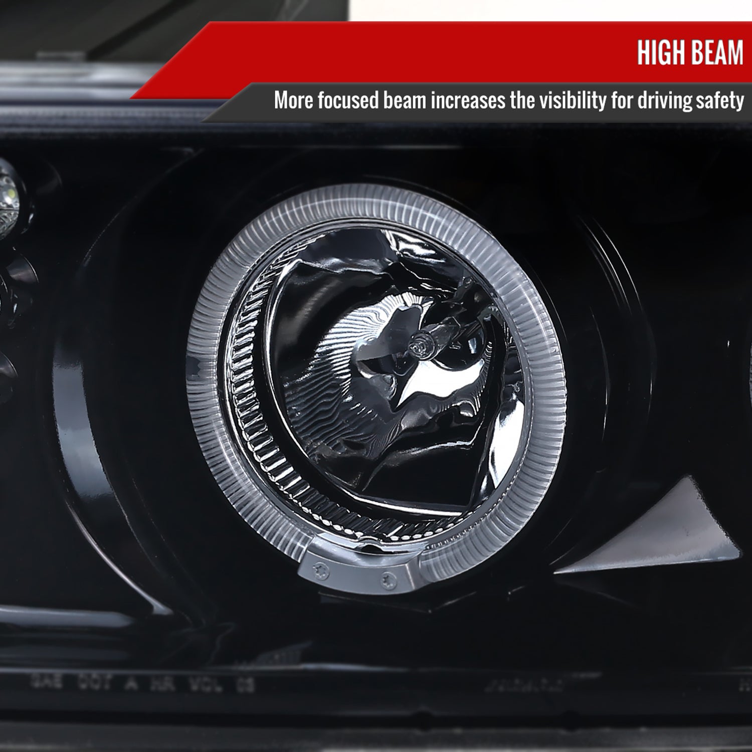 2004-2012 Chevy Colorado/ Canyon Dual Halo Headlights Corner Lights Black