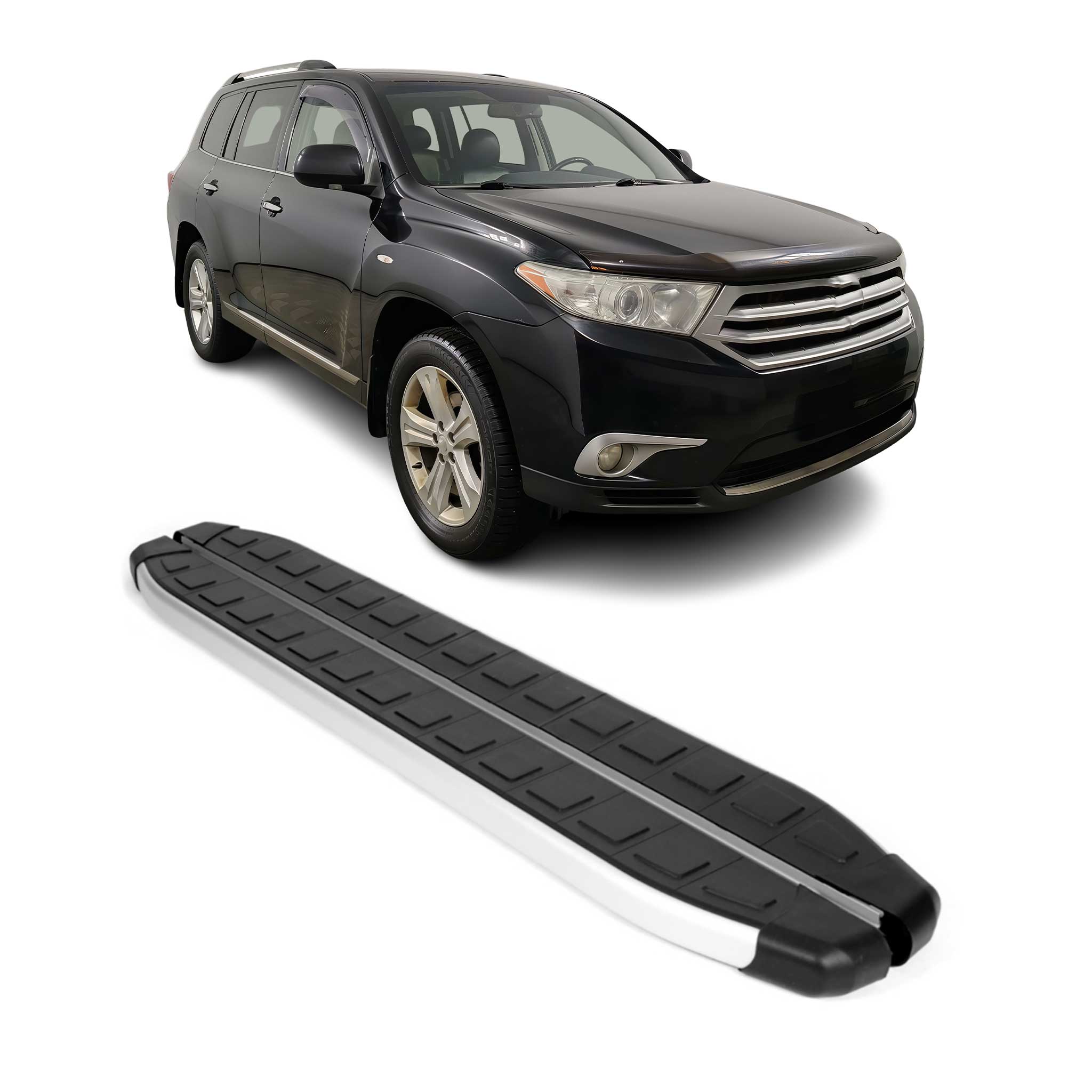 2008-2013 Toyota Highlander Nerf Bar Side Step Running Boards Alu 2x