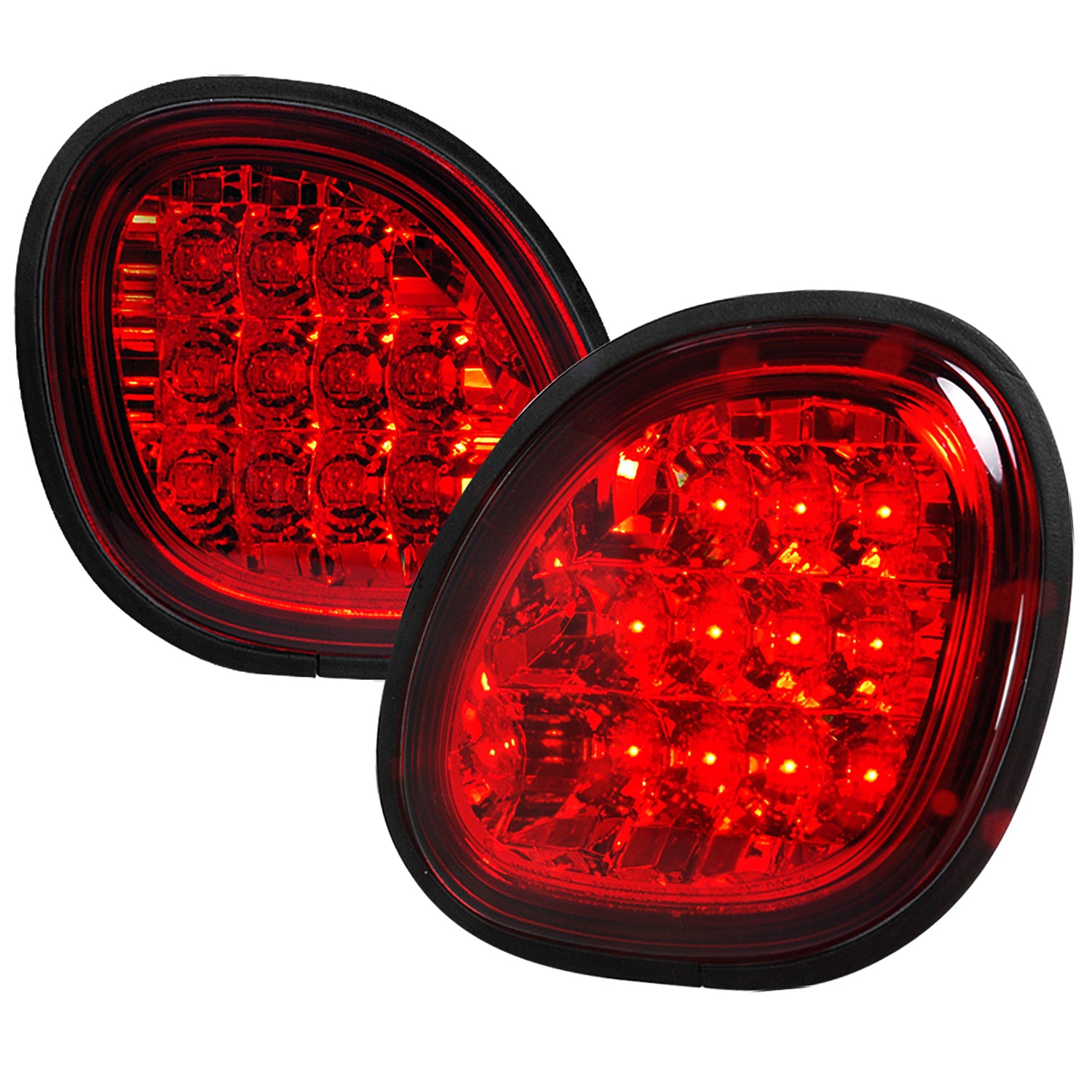 1998-2005 Lexus GS300/GS400/GS430 LED Trunk Lights Chrome Housing/Red Lens
