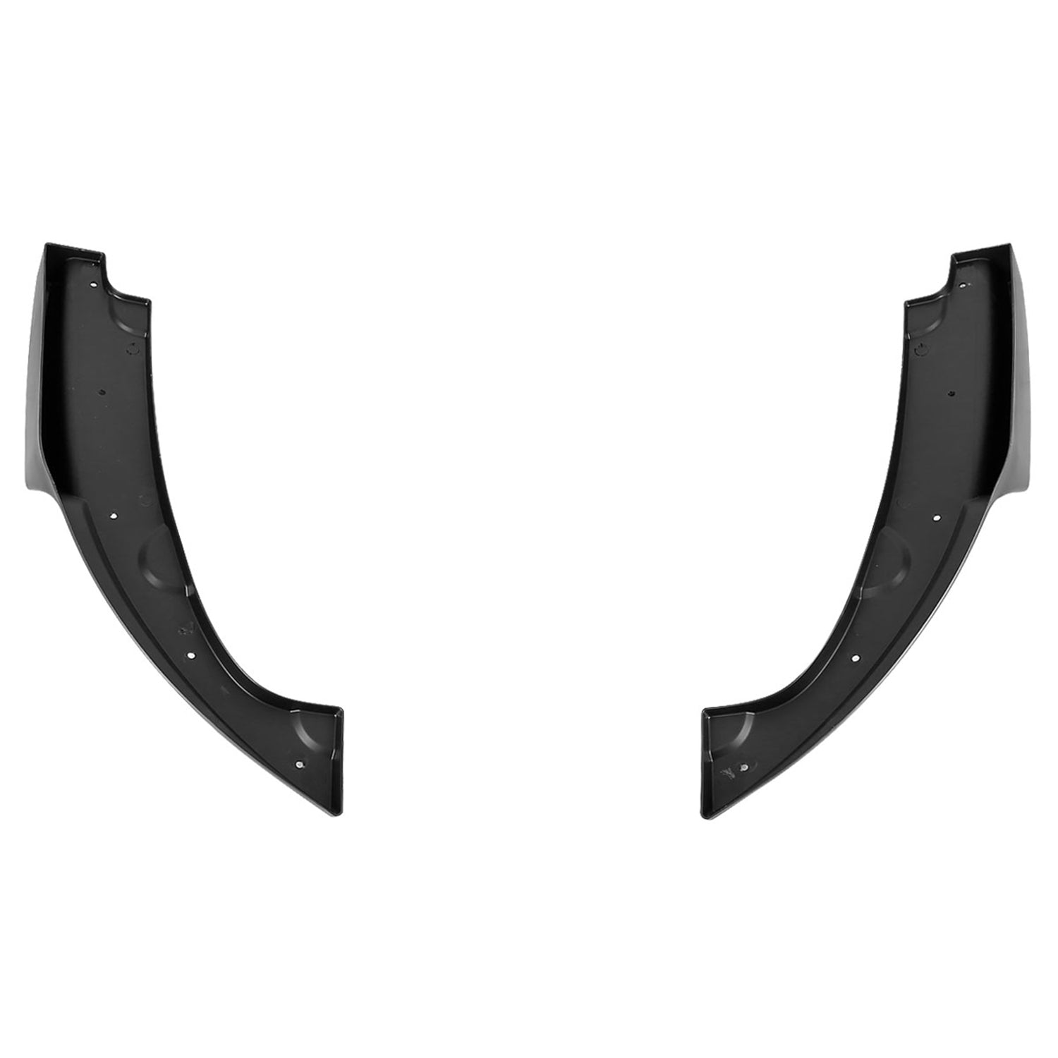 2016-2020 Honda Civic Sedan Matte Black Rear Bumper Lip Diffuser Set