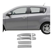 2012-2015 Chevrolet Sonic Hatchback Car Door Handle Cover Protector Stainless Steel 6x