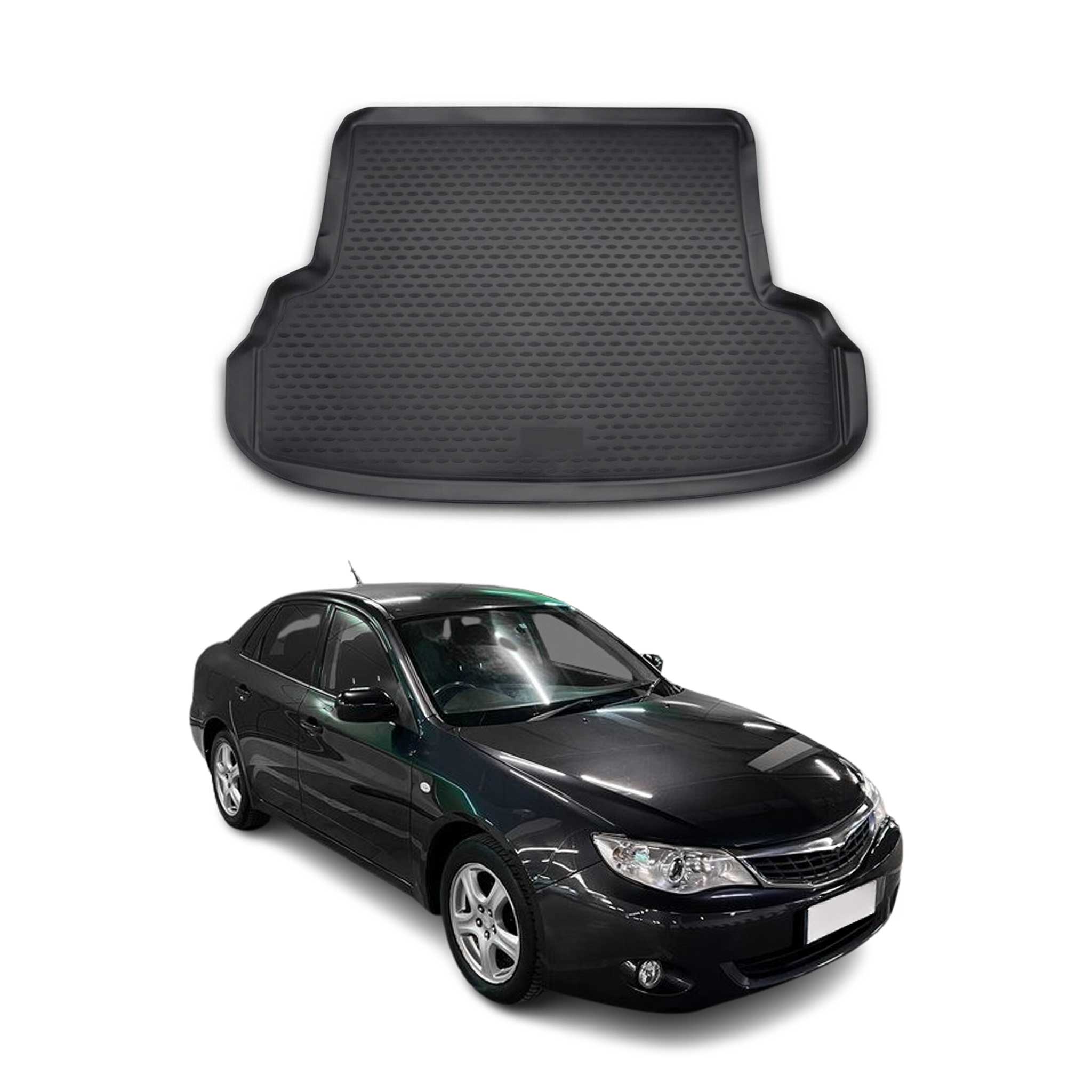 2008-2011 Subaru Impreza Sedan Cargo Liner Trunk Mat All Weather Black