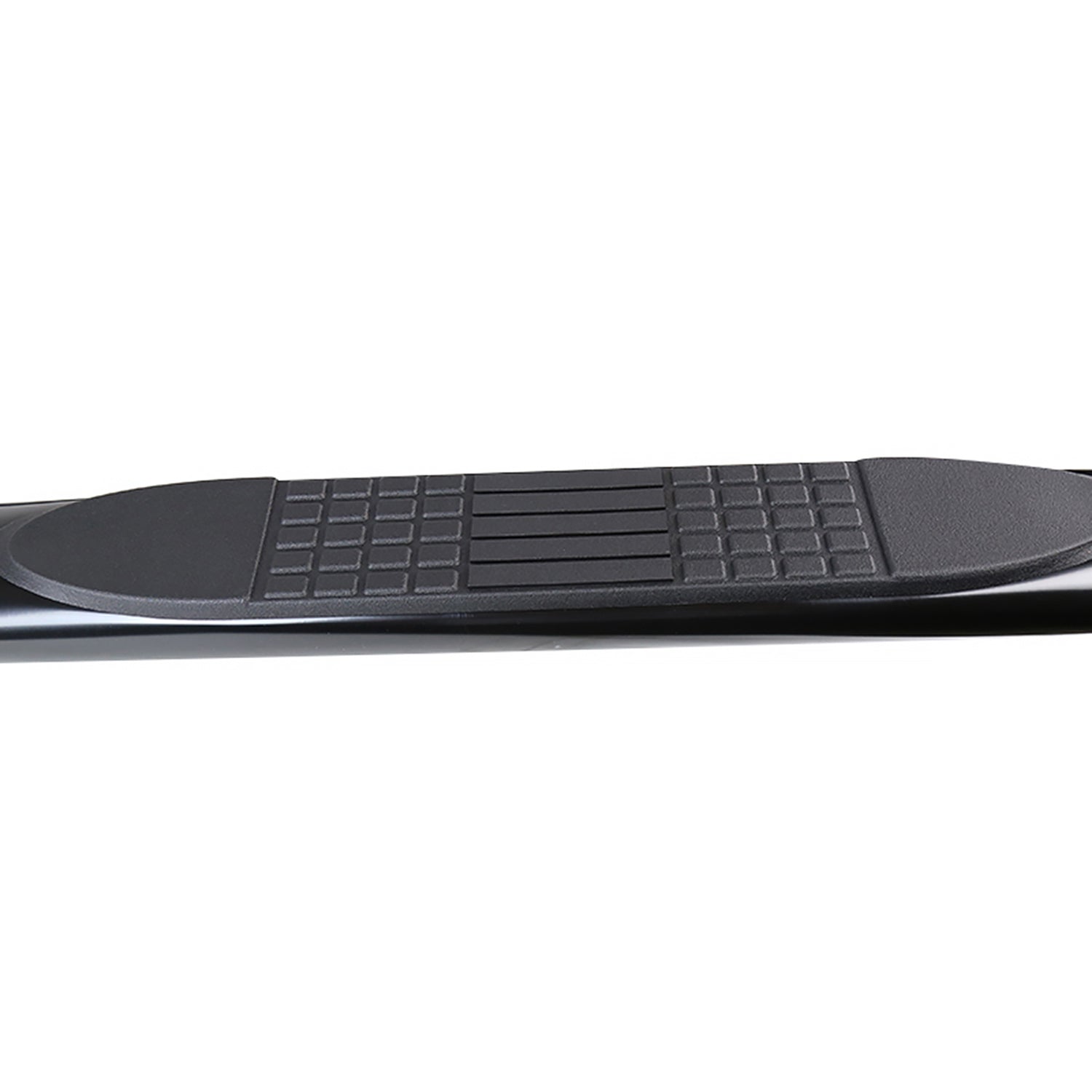 2005-2021 Toyota Tacoma Double Crew Cab 4" Black S.Steel Side Step Nerf Bars