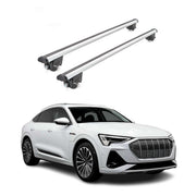 2019-2025 Audi Q8 e-tron Sportback Roof Rack Cross Bars Luggage 220 Lbs Gray 2 Pcs