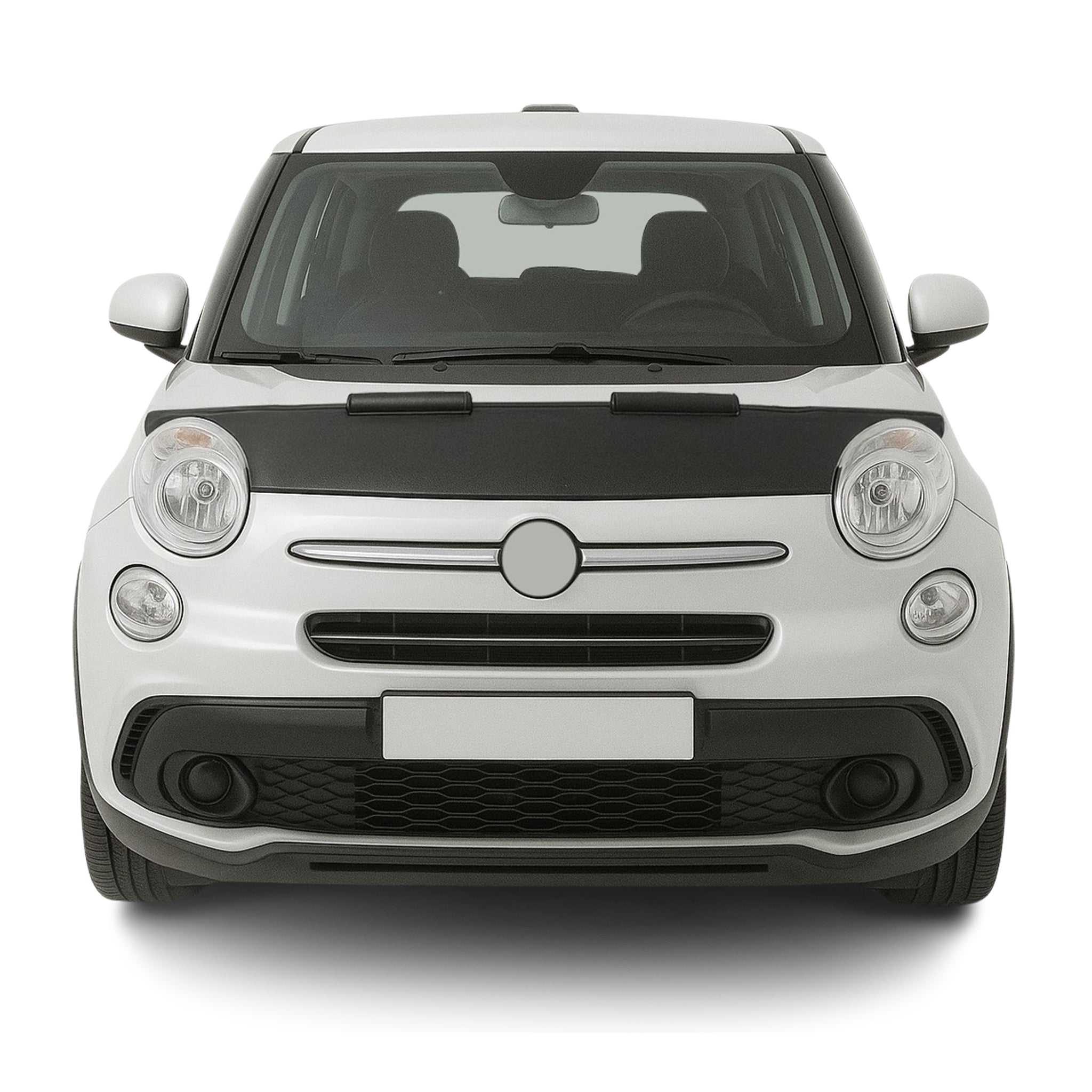 2014-2020 Fiat 500L Car Bonnet Mask Hood Bra Black 1 Pc