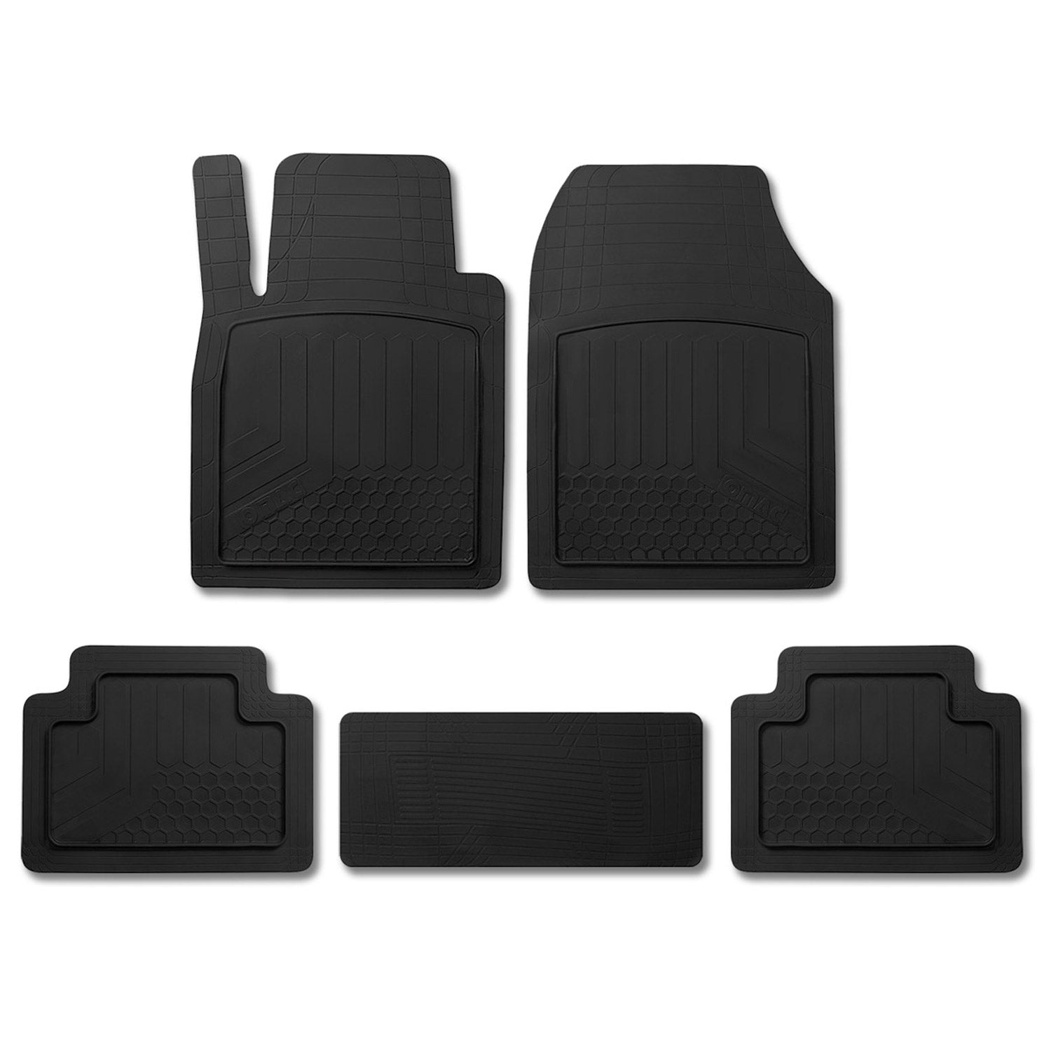 2010-2026 Kia Soul Semi-Custom fit Floor Mats Liner All Weather 3D Black Waterproof 5 Pcs