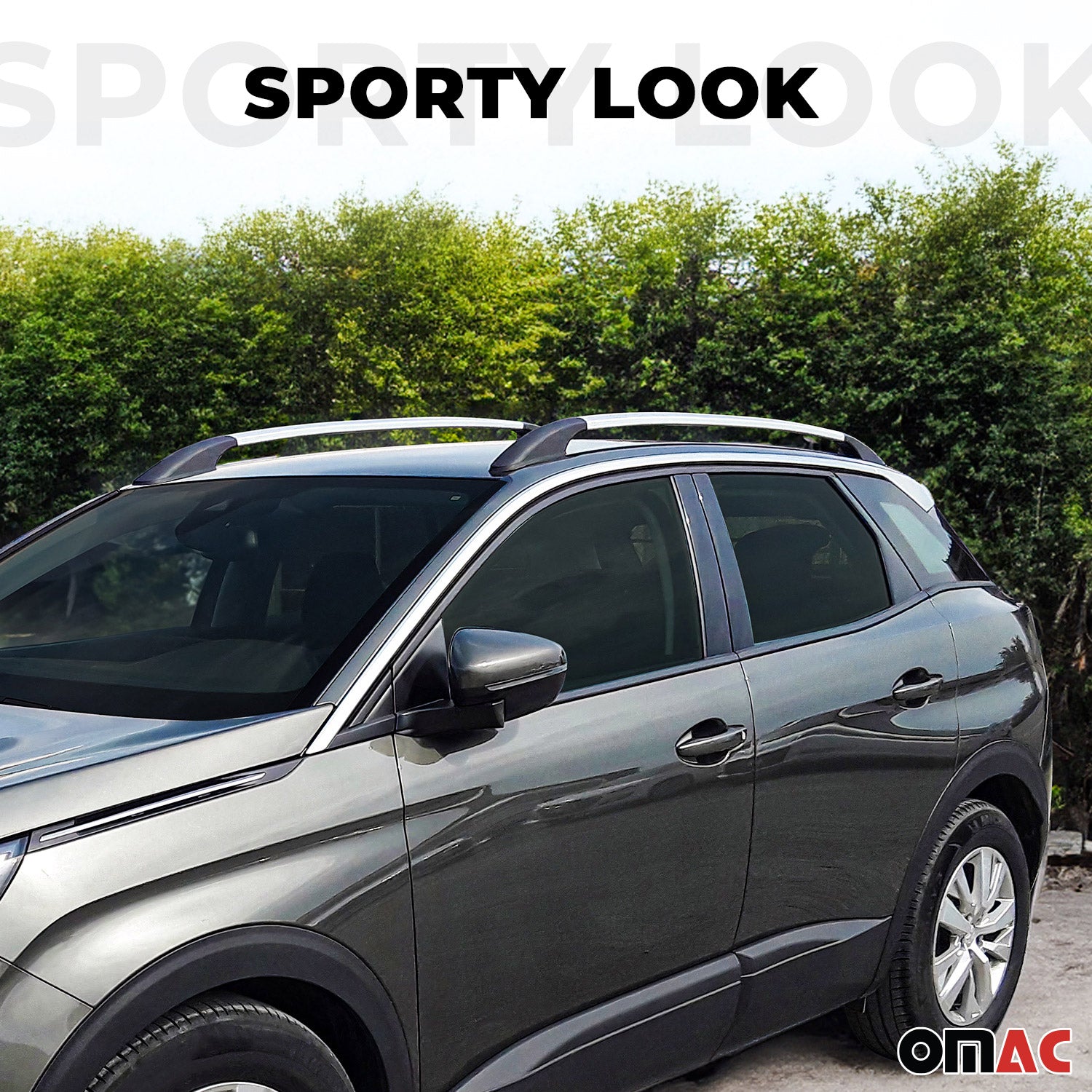 2008-2014 Hyundai i20 Roof Rack Rails Side Rails Aluminium Silver 2 Pcs