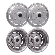 2014-2026 RAM ProMaster 16" Dual Wheel Simulator Hubcaps Chrome Silver Gloss