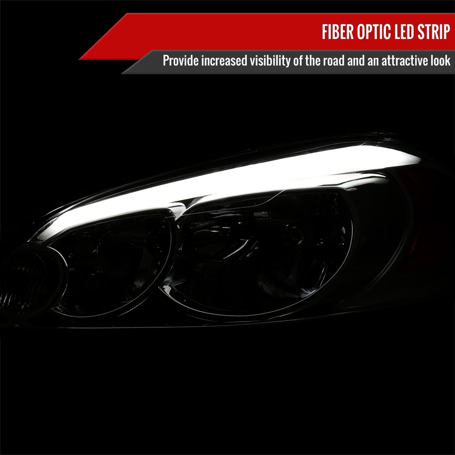 2006-2013 Chevy Impala/Monte Carlo/Impala Limited Factory Headlights Smoke