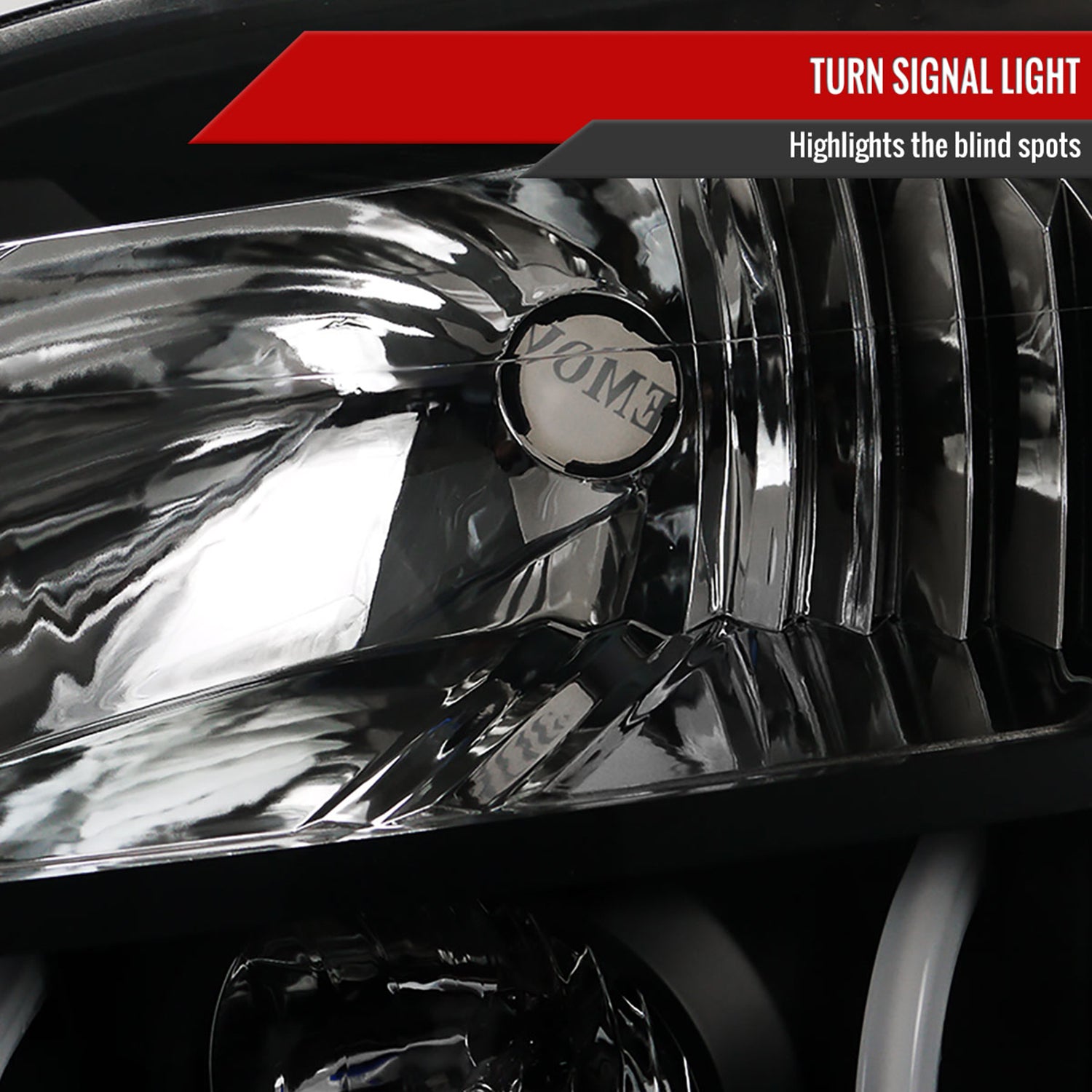 2007-2014 GMC Yukon/Yukon XL 1500/2500 LED U-Bar Projector Headlights Black