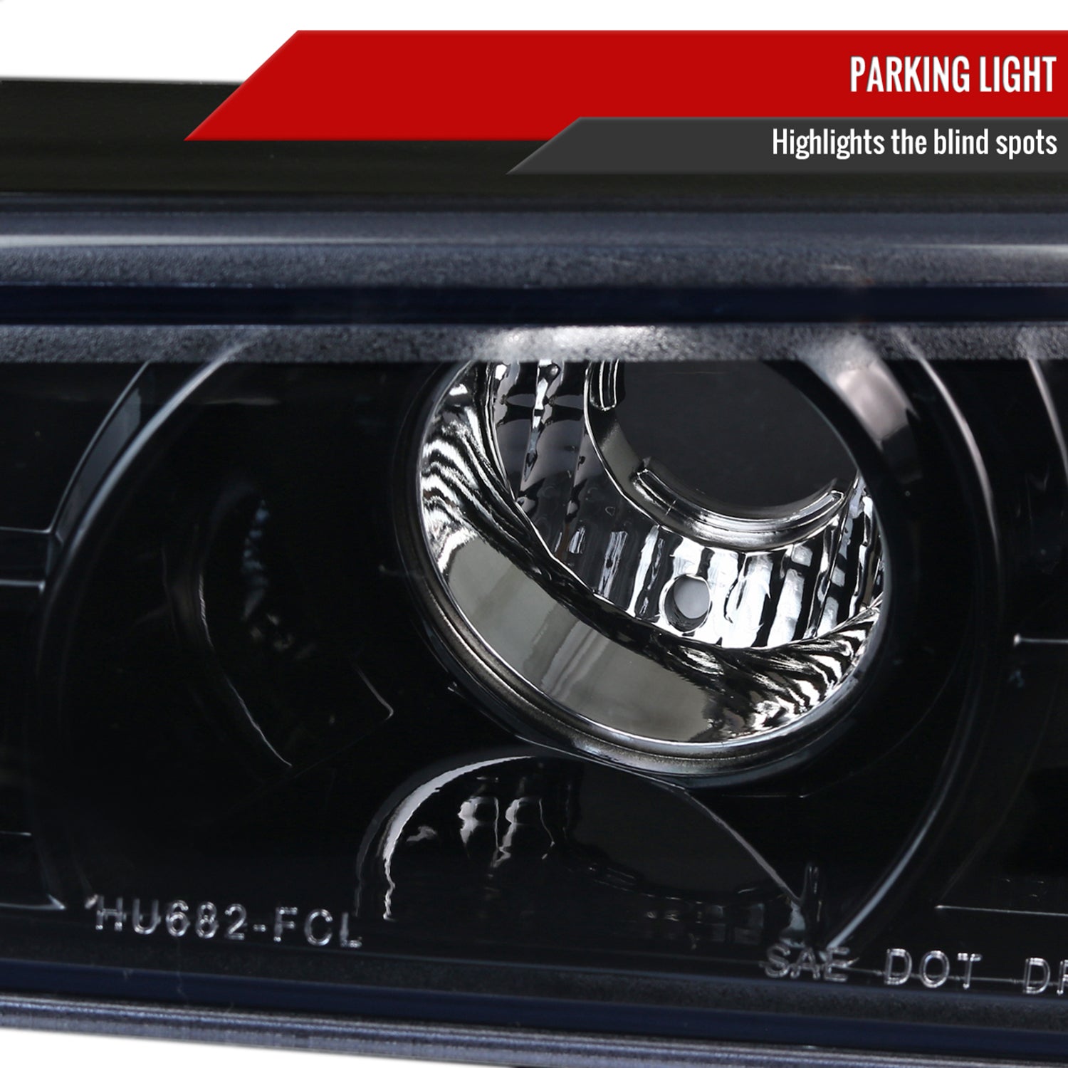 2004-2012 Chevy Colorado/ Canyon Dual Halo Headlights Corner Lights Black