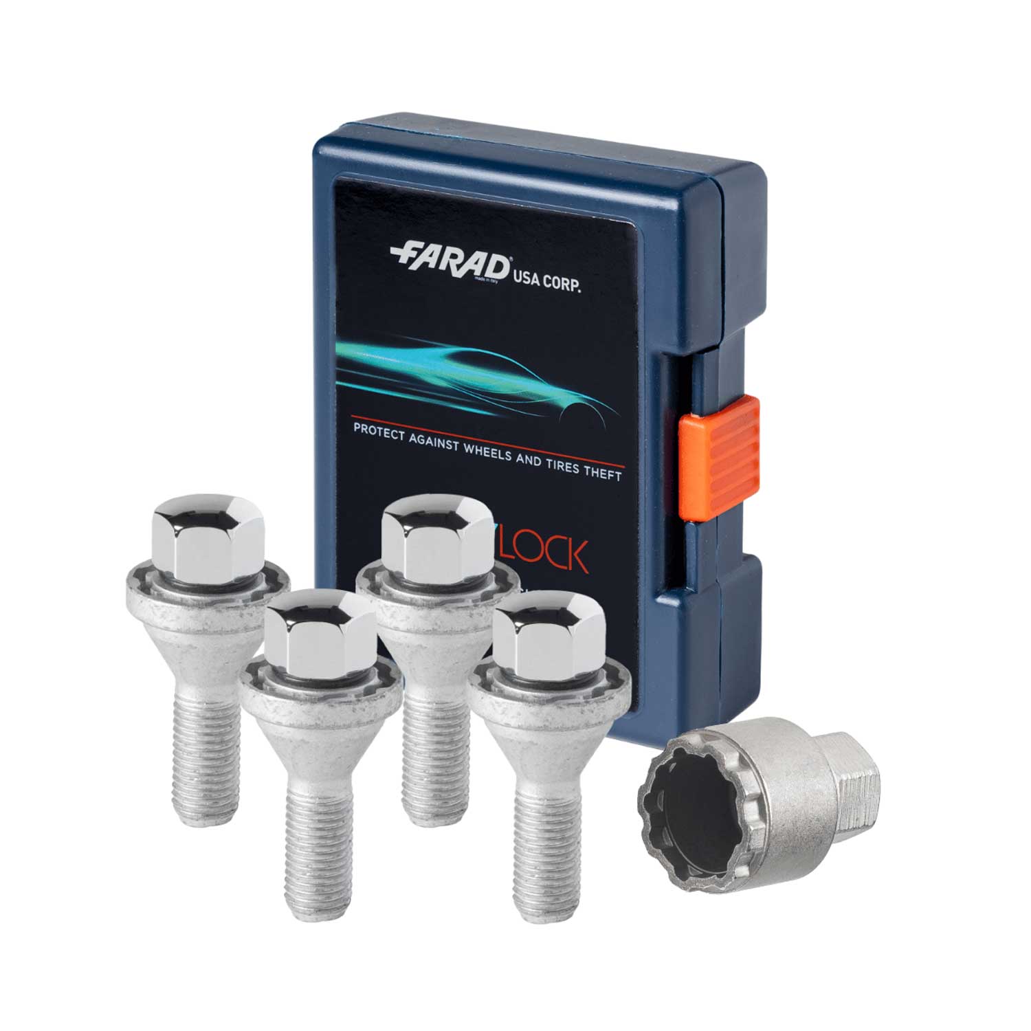 Wheel Lock Kit for LEXUS IS F IS Series NX300 M14X1.25 Chromed 4Locks&1Key