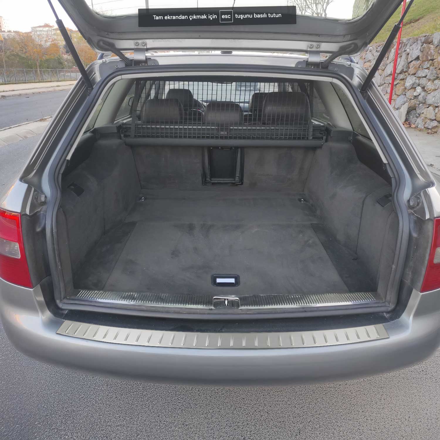 1997-2004 Audi A6 4B Avant Rear Bumper Guard Stainless Steel Glossy
