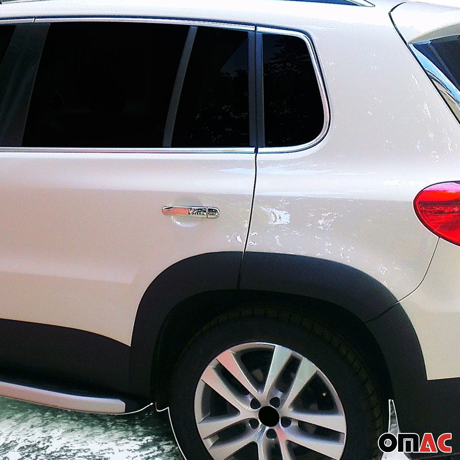 2009-2017 VW Tiguan Car Door Handle Cover Protector Stainless Steel Chrome 8 Pcs