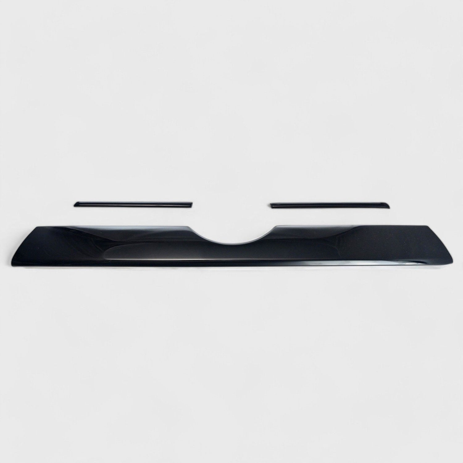 2010-2024 Toyota 4Runner Grille Overlay Gloss Black 3Pcs ABS Plastic