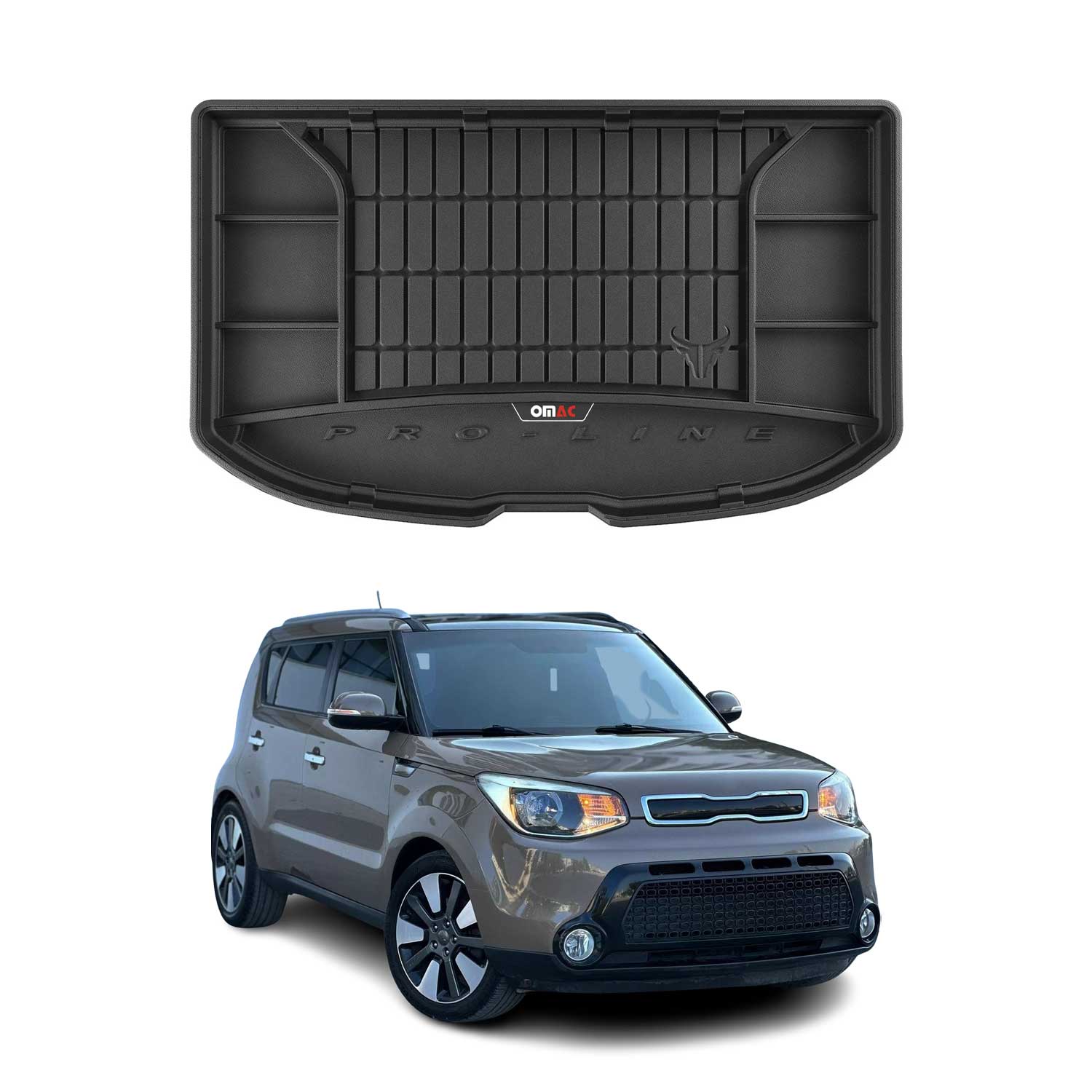 2014-2019 Kia Soul Premium Cargo Liner Trunk Mat All Weather Heavy Duty Upper Trunk
