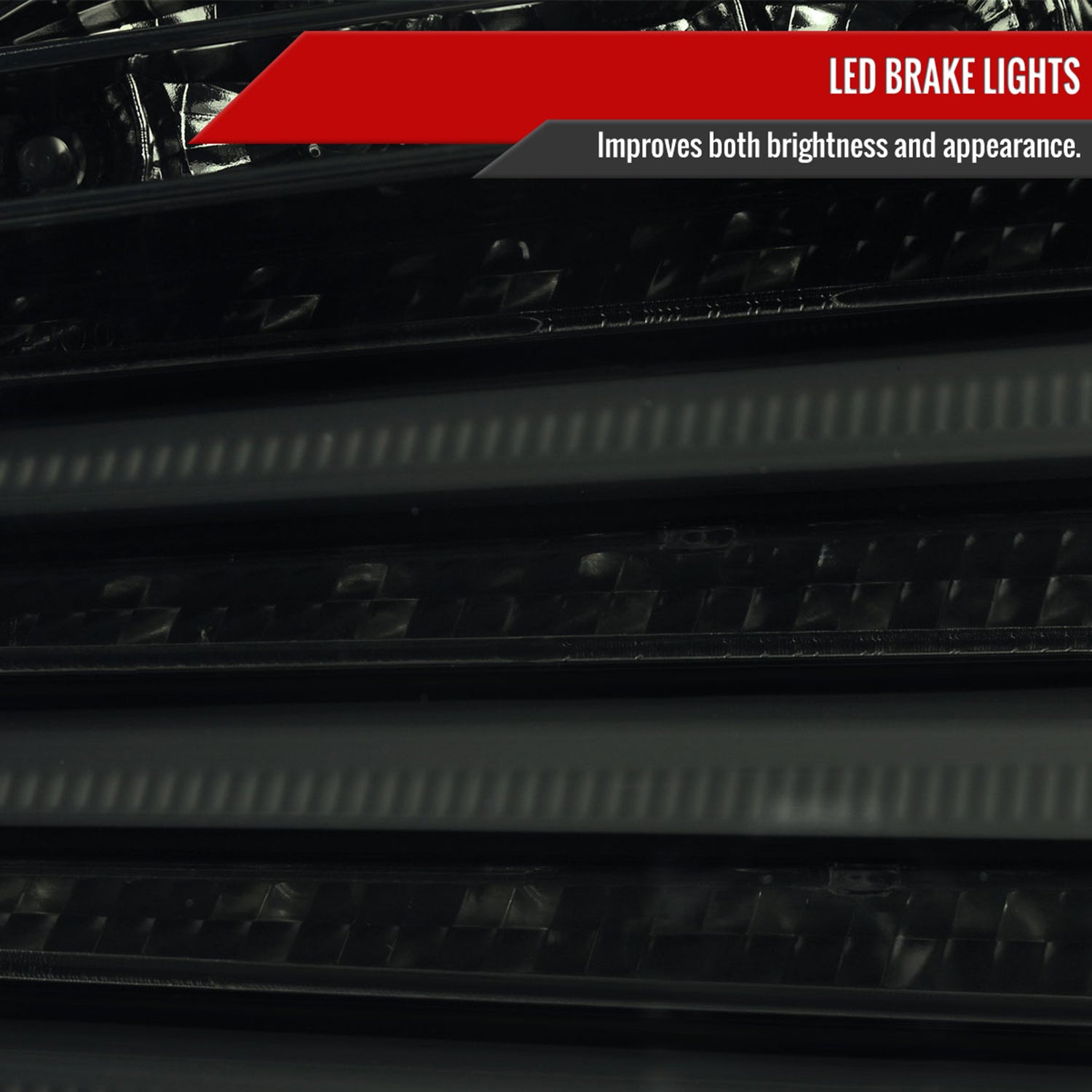 2004-2007 BMW E60 5 Series Sedan LED Tail Lights Glossy Black/Smoke Lens