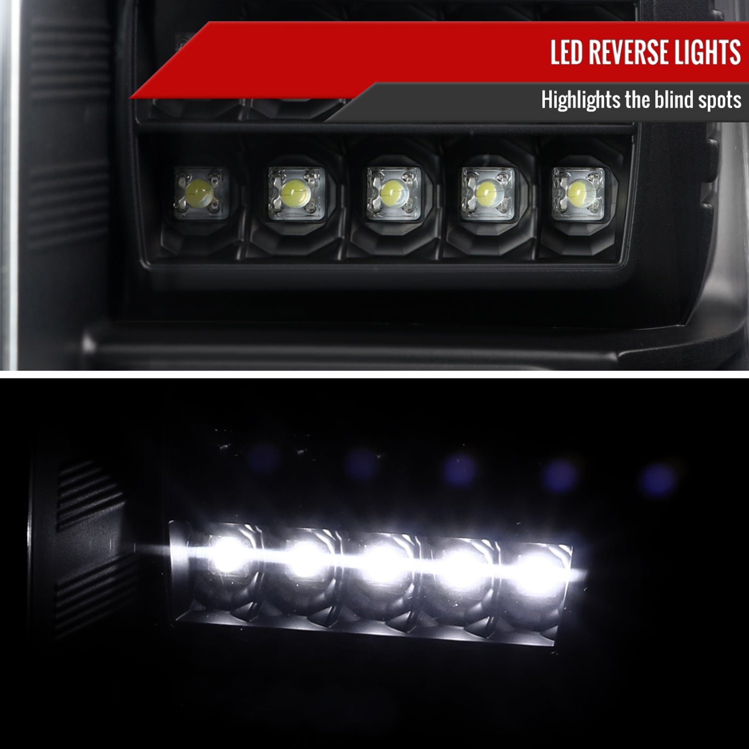 2015-2017 Ford F-150 V2 LED Tail Lights Matte Black Housing/Clear Lens