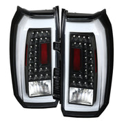 2015-2020 GMC Yukon/Yukon XL LED Tail Lights Matte Black Housing/Clear Lens