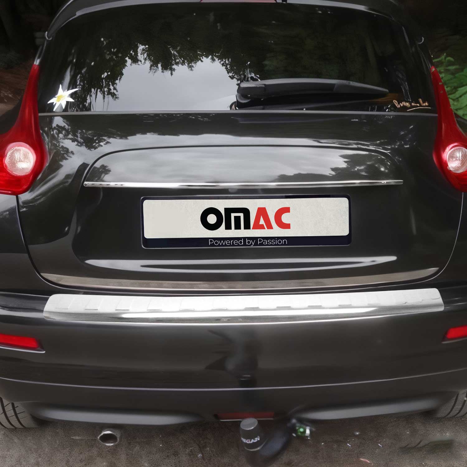 2011-2014 Nissan Juke Rear Bumper Guard Stainless Steel Brushed