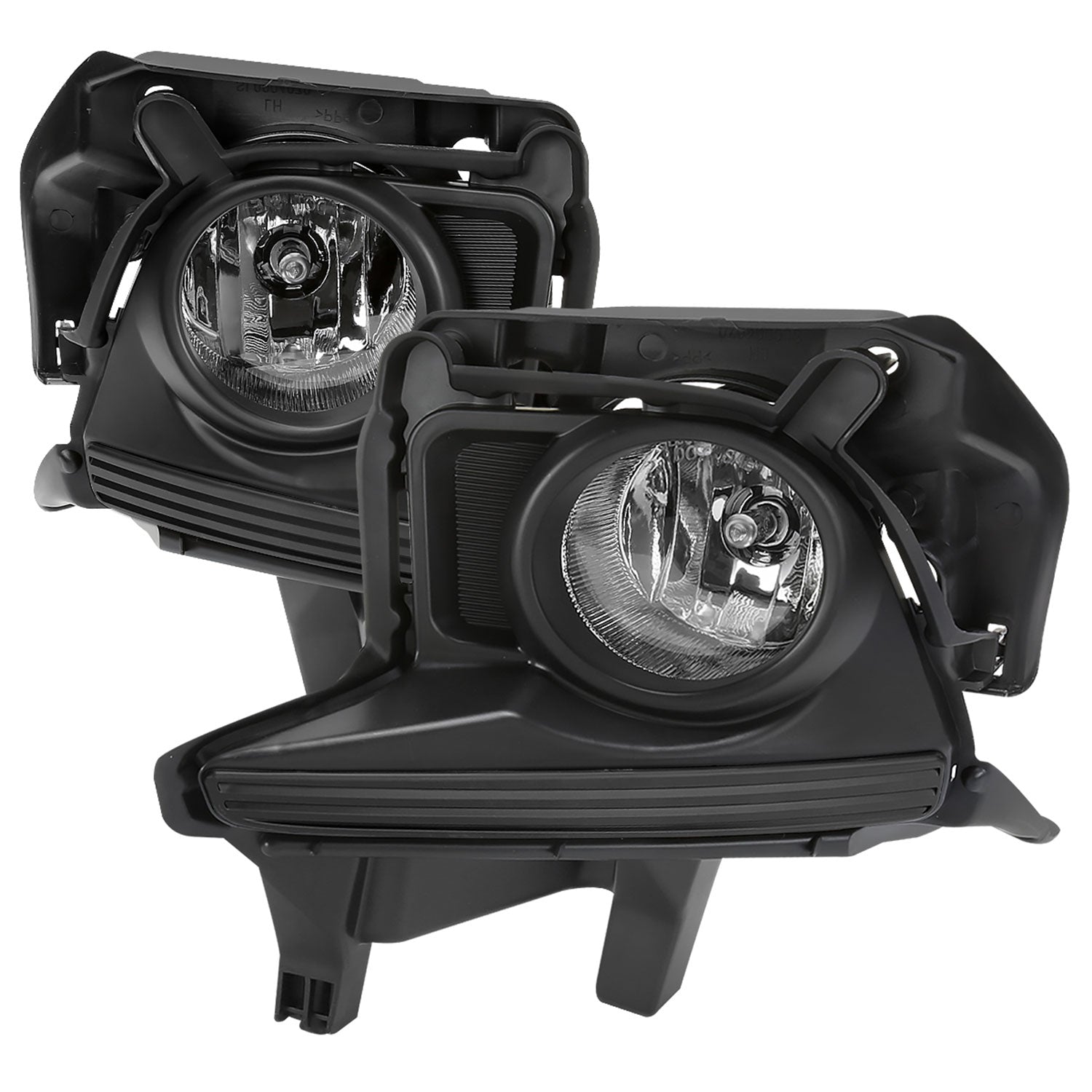 2014-2016 Toyota Highlander H16 Fog Lights Kit Chrome Housing/Clear Lens