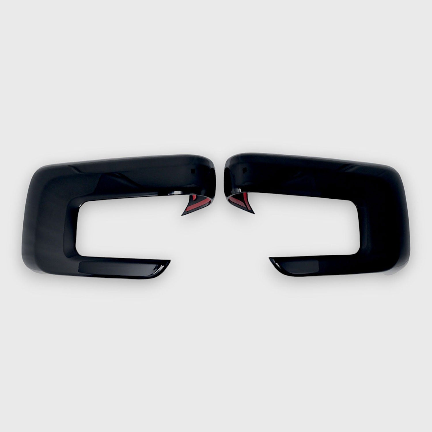 2021-2024 Ford F-150 Mirror Cover Caps Gloss Black 2Pcs ABS Plastic