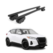 2025-2026 Nissan Kicks Play Roof Rack Cross Bars Luggage Carrier Alu Black 2x