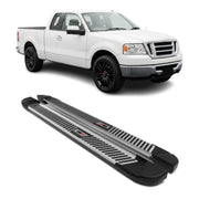 2004-2014 Ford F-150 Super Cab Nerf Bar Side Step Running Boards Alu 2x