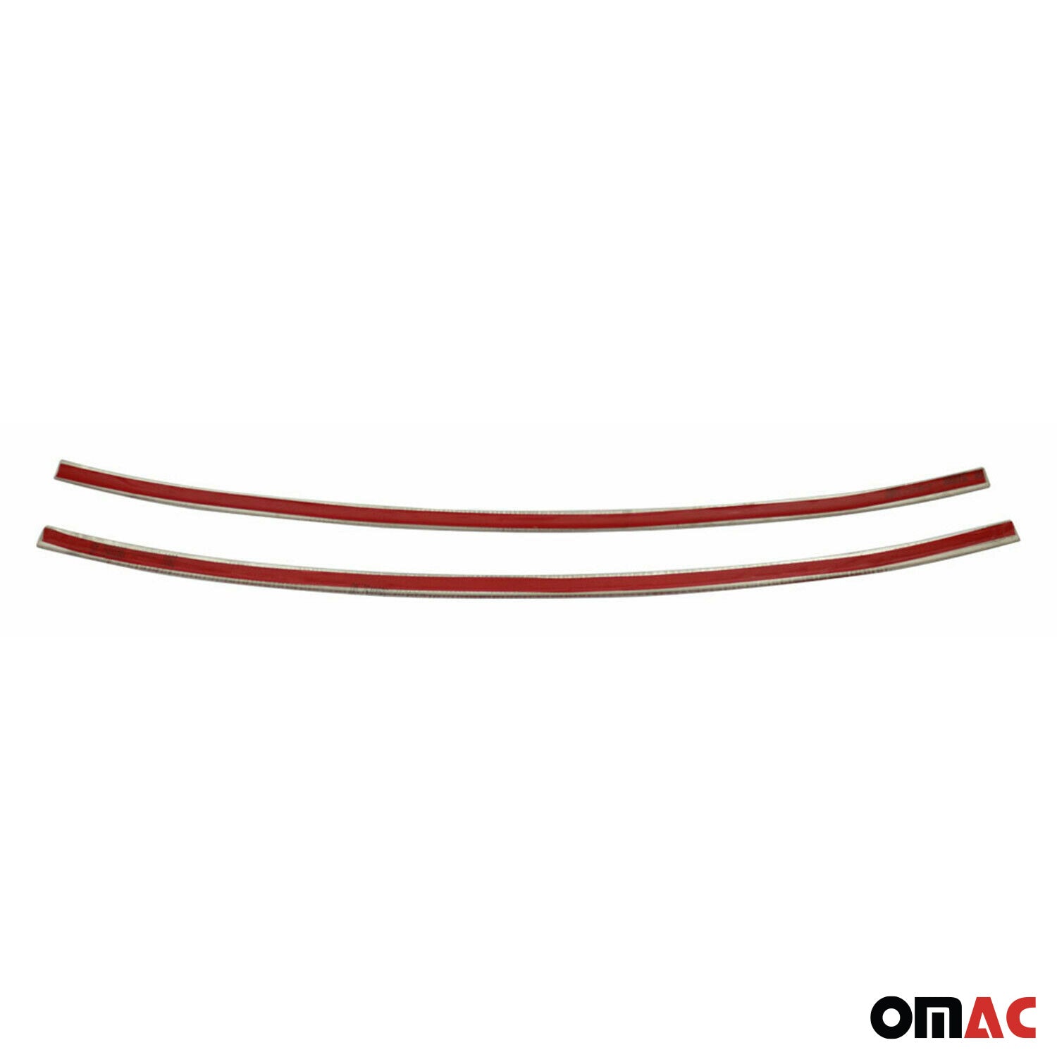 2011-2014 VW Jetta A6 Front Bumper Trim Molding Stainless Steel Silver 2 Pcs