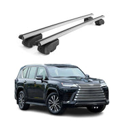 2022-2026 Lexus LX 600 Roof Rack Cross Bars Luggage Carrier Alu Gray 2x