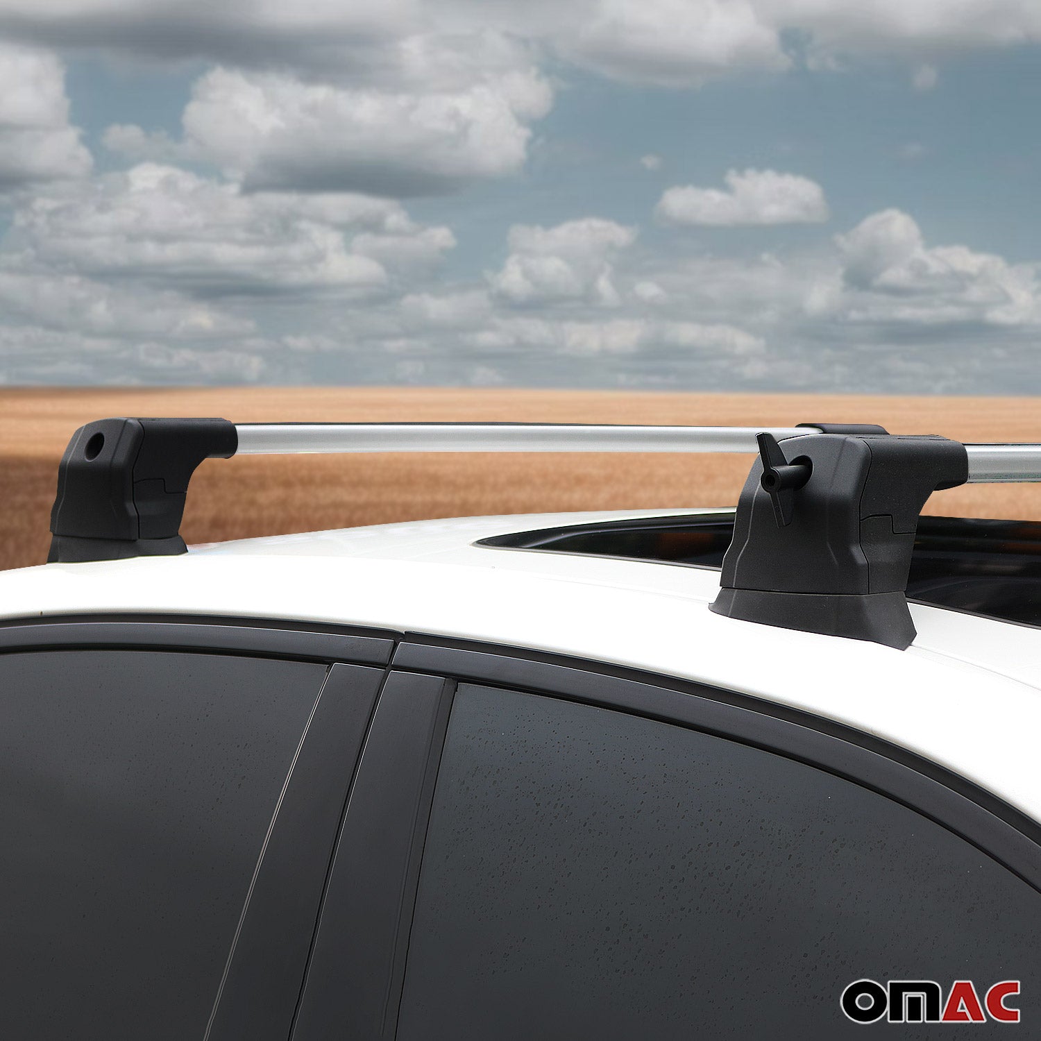 2023-2026 Alfa Romeo Tonale Roof Rack Cross Bars Silver