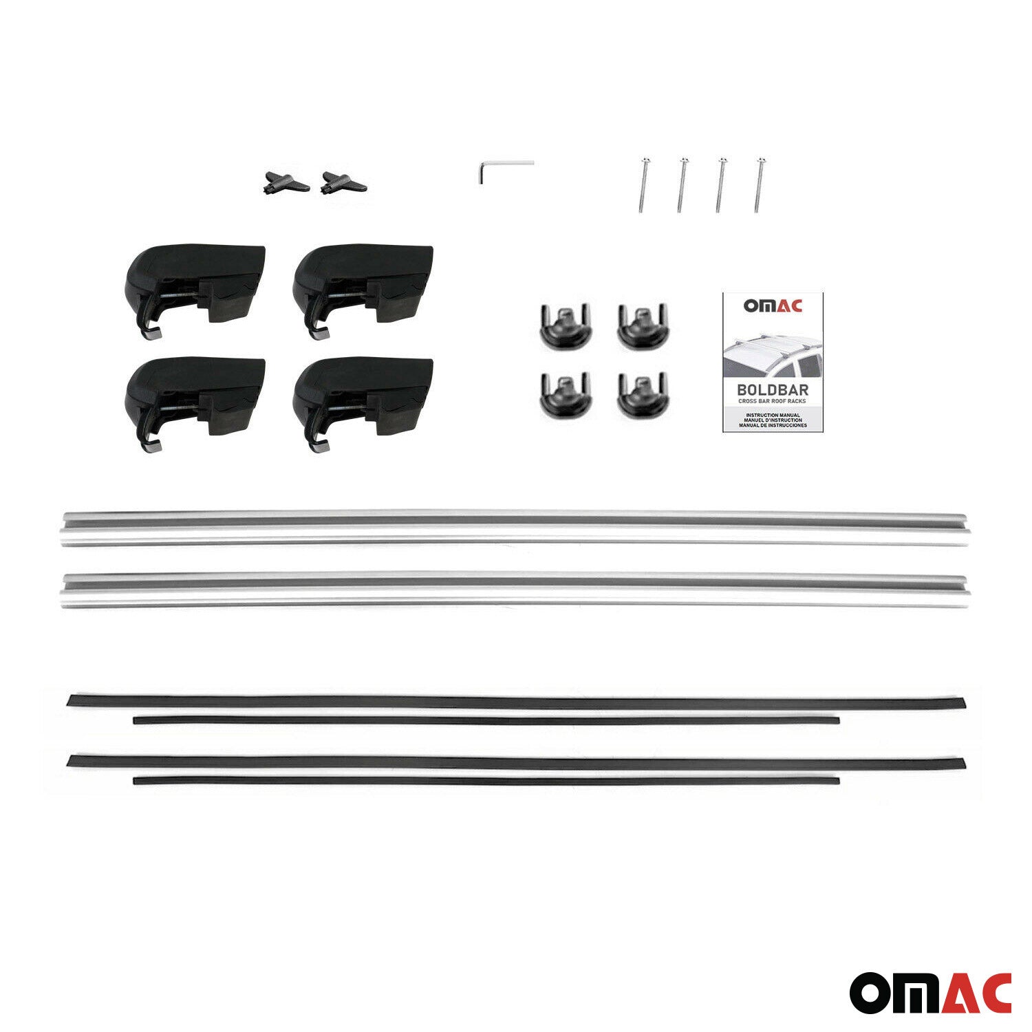 2020-2026 Lincoln Aviator Roof Rack Cross Bars Silver