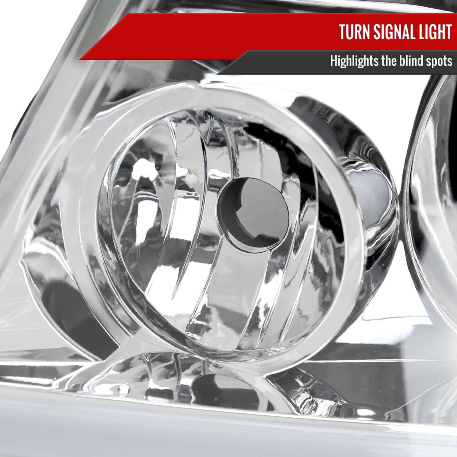 2004-2008 Ford F-150/06-2008 Lincoln Mark LT Projector Headlights LED Bar Amber