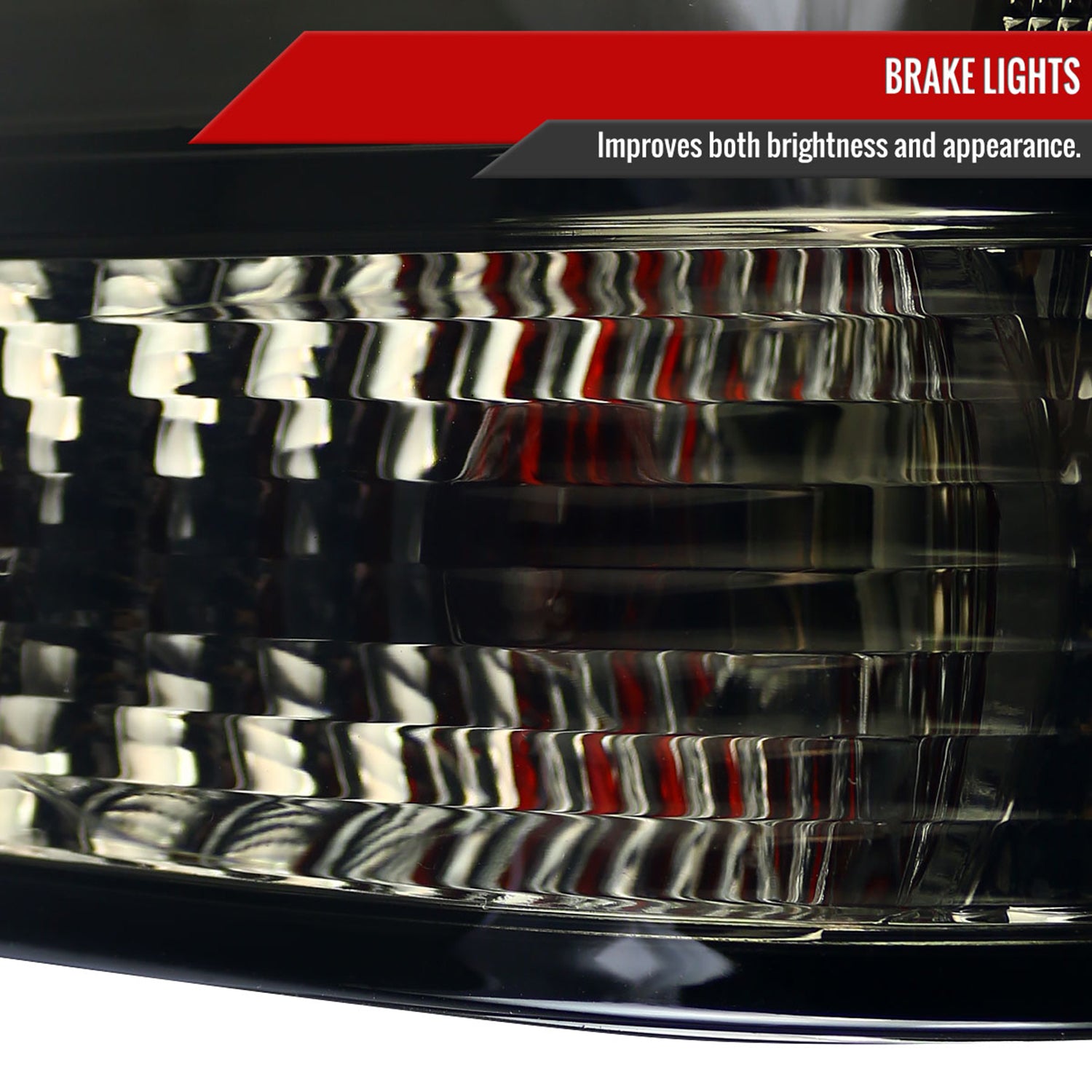 2001-2003 BMW E39 5 Series Sedan LED Tail Lights Chrome Housing/Smoke Lens