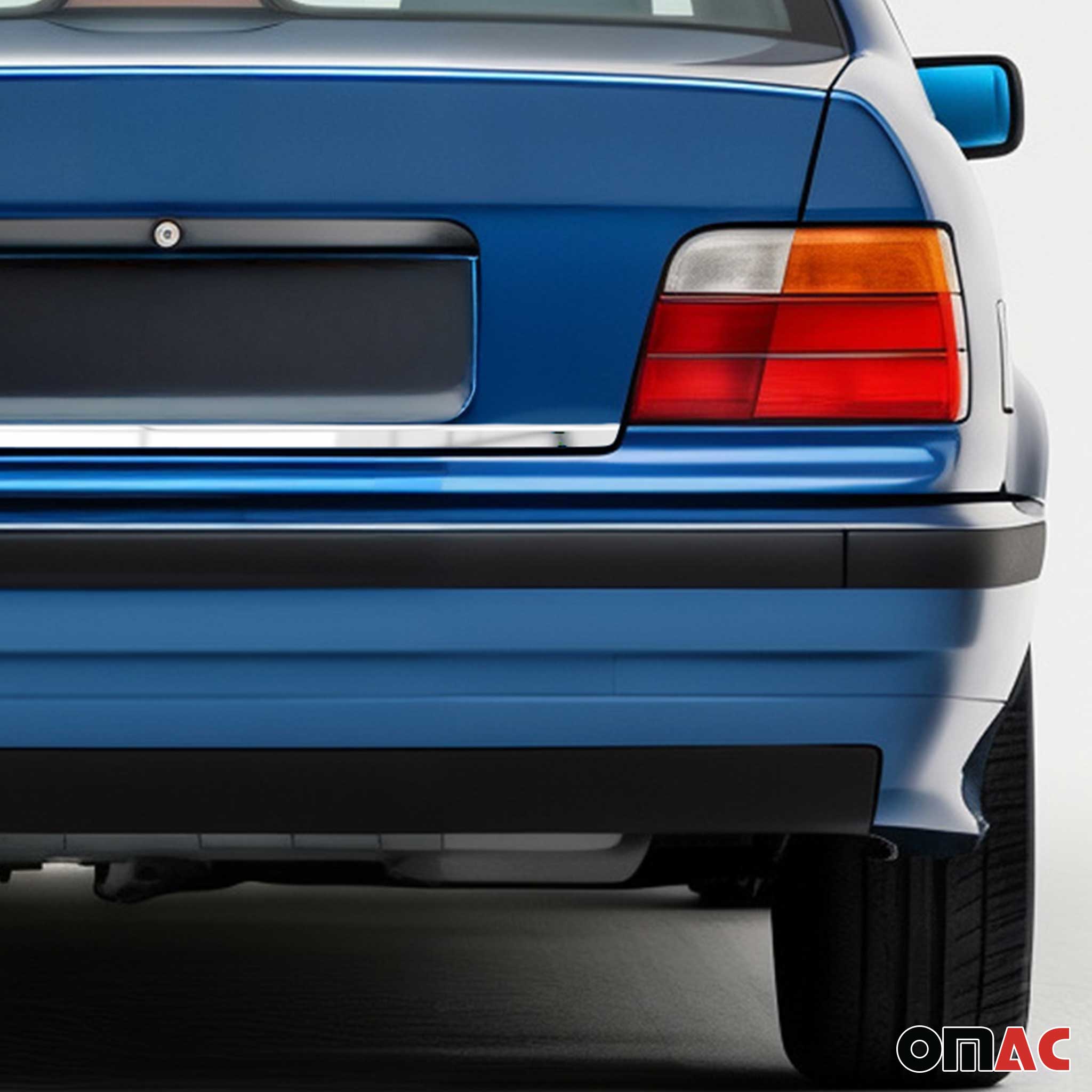 1992-1998 BMW 3 Series E36 Sedan Rear Trunk Molding Trim Stainless Steel
