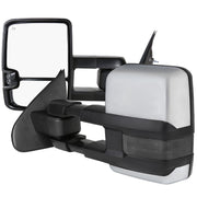 2014-2018 Chevy Silverado/GMC Sierra Heated Chrome Towing Mirrors Smoke Lens