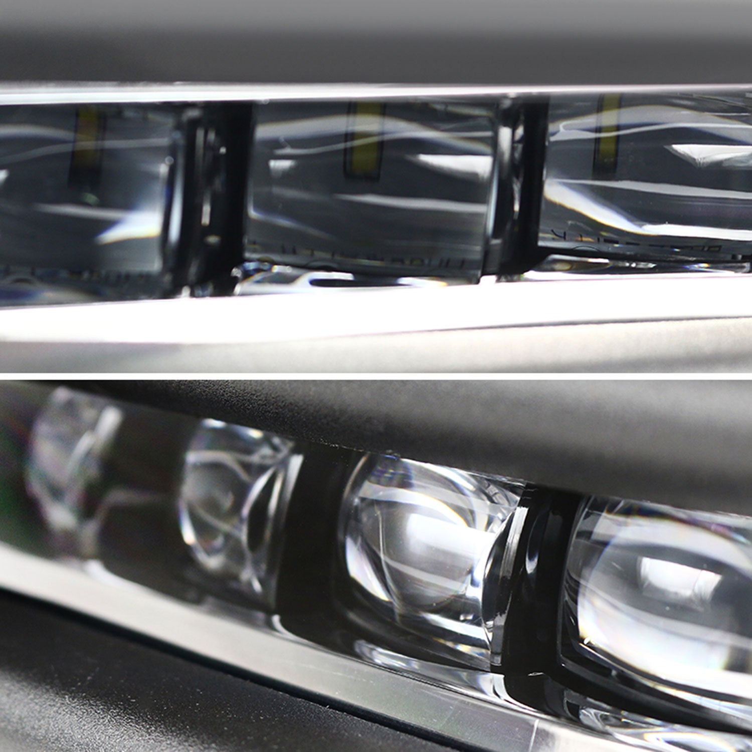 2016-2017 Honda Accord Sedan LED Fog Lights Kit Chrome Housing/Clear Lens