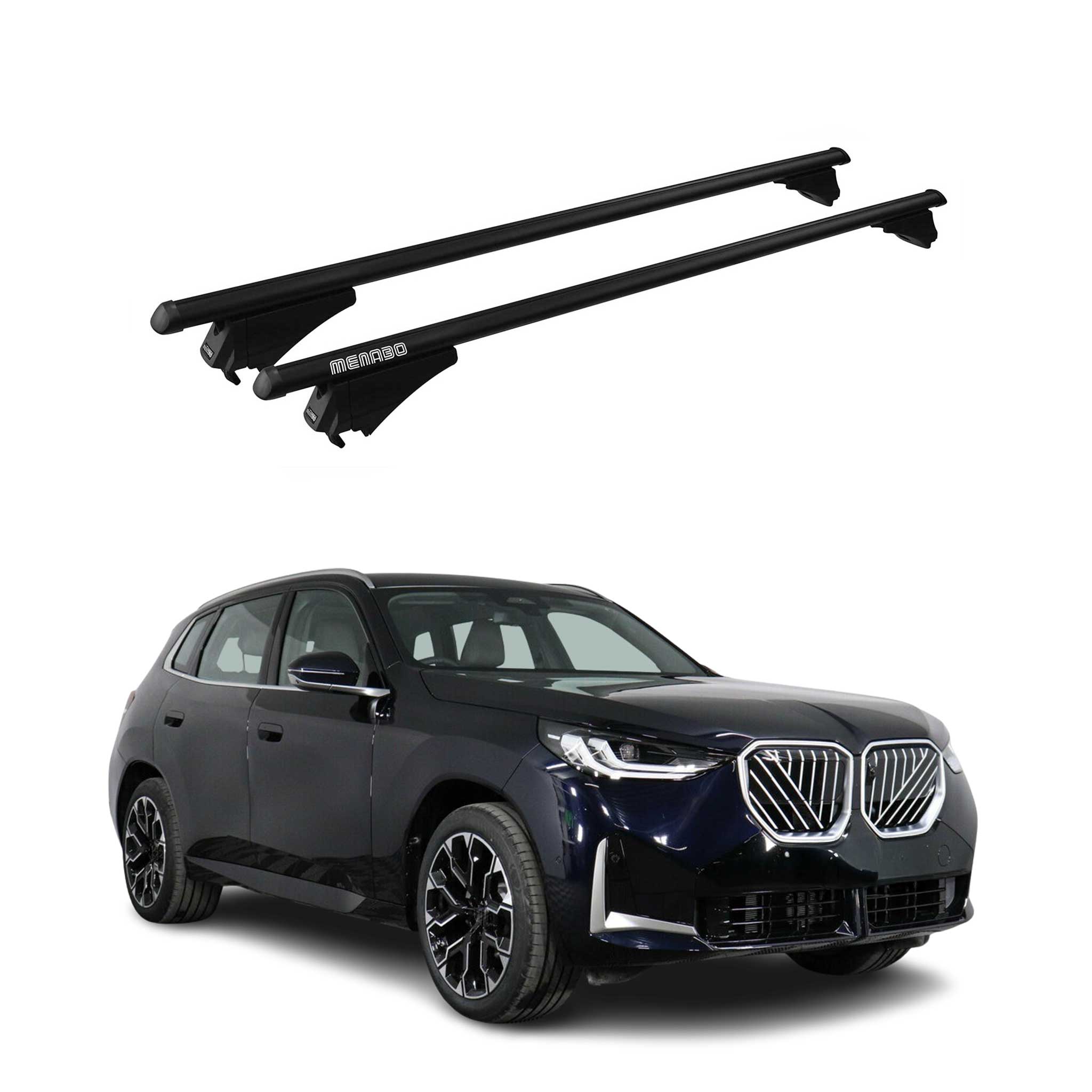 2024-2026 BMW X3 G45 Roof Rack Cross Bars Black