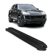 2010-2017 VW Touareg Running Boards Side Steps Silver & Black