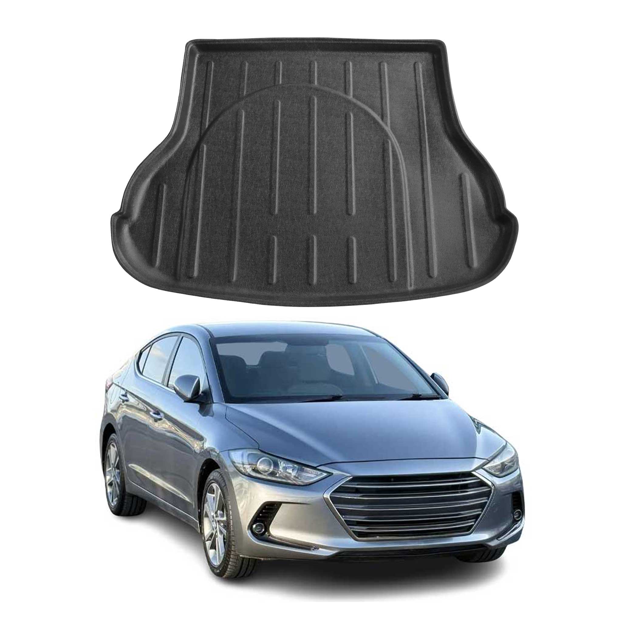 2011-2016 Hyundai Elantra Cargo Liner Trunk Mat All Weather Black