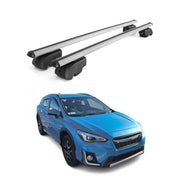 2019-2024 Subaru Crosstrek Hybrid Roof Rack Cross Bars Silver